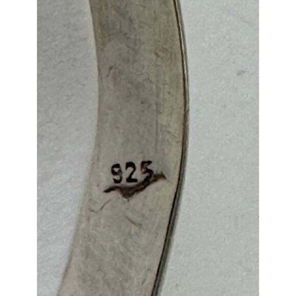 Golden Rutile Quartz Sterling Latch Bangle 925 Silver Bracelet - Picture 5 of 5